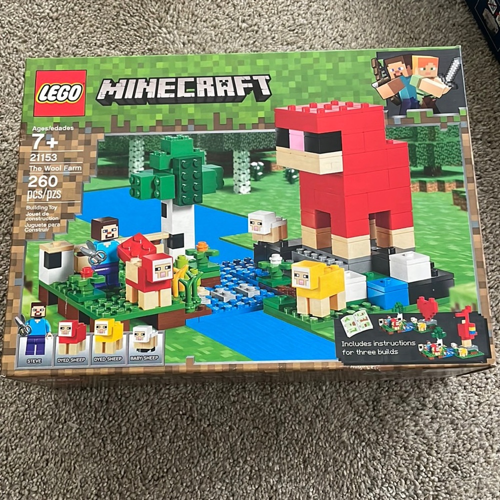 Lego Minecraft The Wool Farm
